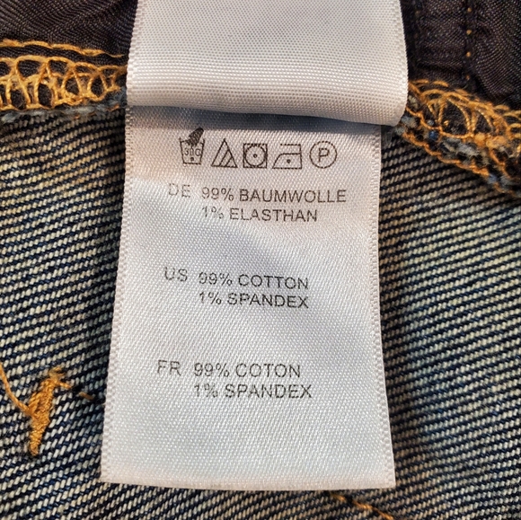 Articles of Society Dark Wash Denim Cutoff Shorts Size 25 - Picture 10 of 10